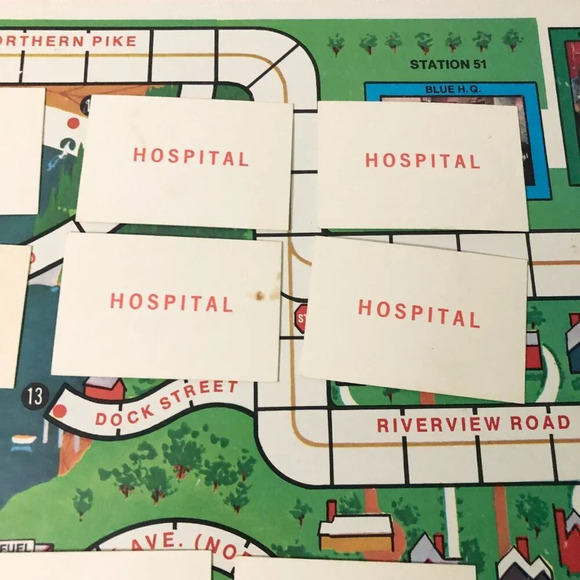 Vintage 1974  The Emergency Board Game Milton Bradley TV Show Incomplete - Picture 14 of 16